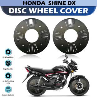 Atoray 18 inch Acrylic PRO Disc Wheel Cover For Honda CB Shine (Set of 2) Wheel Cover Bike Fairing Kit