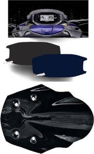 Gogna Mart Scratch Guard Compatible for - Burgman Access 125 and visor Bike Fairing Kit