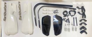 Auto MT White BARKBUSTER Hand Guards Protectors for 7/8" 22mm Handlebar Size Off Roding Bike Fairing Kit