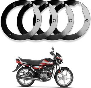 SORAX Premium Quality Bike Wheel Cover 18 inch suitable for Hero HF Delux Bike Fairing Kit