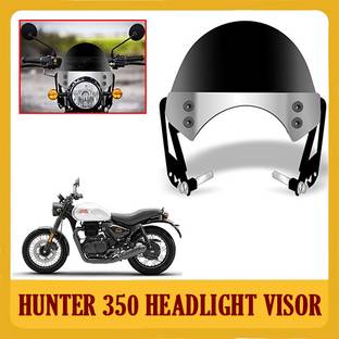 DAZZRIDE DZRD06 RE Hunter 350 Unbreakable Headlight Visor | Windshield |Wind Deflector Bike Fairing Kit