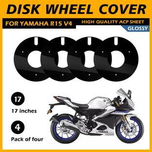 ASRYD 17 Inch 4pcs ACP Sheet PRO Disc Bike Wheel Cover For Yamaha R15 V4 , V3, V2, V1 Bike Fairing Kit