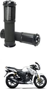 PROEDITION Motorcycle Rubber Hand Grip For 7/8" 22mm Handlebar 206 Handle Bar Grip For TVS Apache RTR 180