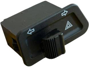 Dubaldiya Universal Parking Hazard Indicator Switch Handle Bar Grip For TVS Jupiter