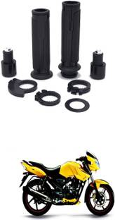 PRTEK Motorcycle Rubber Hand Grip For 7/8" 22mm Handlebar 14 Handle Bar Grip For TVS Apache RTR 160
