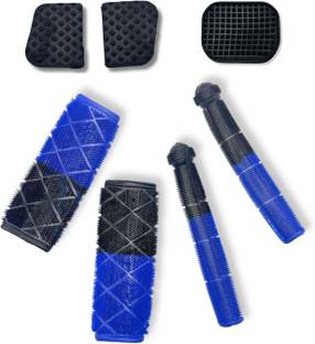 REENA Blue & Black Shade Grip Cover with Brake and Gear Lever Cover Handle Bar Grip For Universal For Bike Universal For Bike
