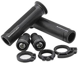 VermsBikers universal barracuda grip silver suitable for all bikes and scooty Handle Bar Grip For Universal For Bike Universal For Bike