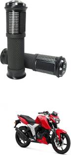 PROEDITION Motorcycle Rubber Hand Grip For 7/8" 22mm Handlebar 205 Handle Bar Grip For TVS Apache RTR 160