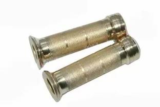 Bullkartzone pure brass handle grip cover Handle Bar Grip For Universal For Bike Pulsar 150 DTS-i, Classic Chrome, Classic 350, Electra, Apache, Avenger 220 DTS-i