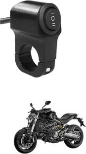 Aayatouch Push Button Switch Control CNC Aluminum 10 A One Way Electrical Switch Handle Bar Grip For Hero Universal For Bike