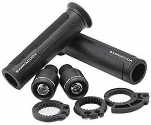 VermsBikers barracuda grip black colour universal for all bikes and scooty Handle Bar Grip For Universal For Bike Universal For Bike