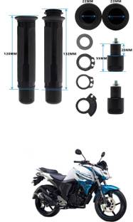 PRTEK Motorcycle Hand Grips Anti-Skid Handlebar Rubber Bar End 78 Handle Bar Grip For Yamaha FZ16
