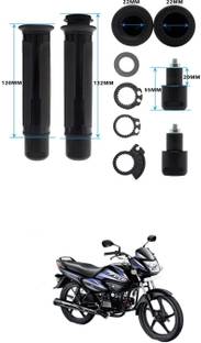 PRTEK Motorcycle Hand Grips Anti-Skid Handlebar Rubber Bar End 143 Handle Bar Grip For Hero Splendor NXG