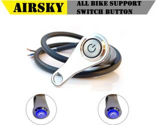 AIRSKY Motorcycle On/Off Switch For All Bikes Use For Fog Lamp, Hazard, Head Lamp Handle Bar Grip For Universal For Bike Universal For Bike