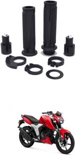 PROEDITION Motorcycle Rubber Hand Grip For 7/8" 22mm Handlebar 12 Handle Bar Grip For TVS Apache RTR 160