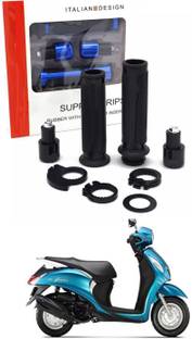 PROEDITION Motorcycle Hand Grips Anti-Skid Handlebar Rubber Bar End 70 Handle Bar Grip For Yamaha Fascino