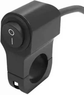 Delhismart MultiFunction 3 Mode Way Handlebar Switch ON Off ON 12V For Headlight, Fog Light Handle Bar Grip For Universal For Bike Universal For Bike