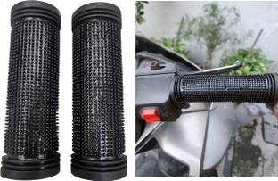 E-Shoppe Grip cover Black (Universal) New Handle Bar Grip For Universal For Bike Universal For Bike