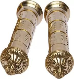 Bullkartzone brass handle grip cover antique Handle Bar Grip For Universal For Bike Pulsar 150 DTS-i, Classic Chrome, Classic 350, Electra, Apache, Avenger 220 DTS-i
