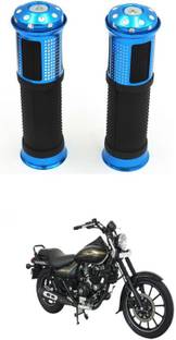 PRTEK Motorcycle Hand Grips Anti-Skid Handlebar Rubber Bar End 405 Handle Bar Grip For Bajaj Avenger 220 DTS-i