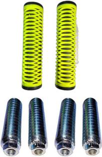 PESKY Bicycle Foot Rest 2 Pair + Handle grip Bicycle Handle Grip (12 cm) Handle Bar Grip For NA NA