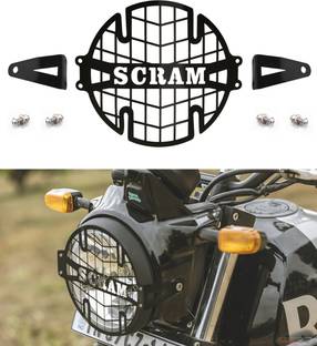 ASRYD Royal Enfield Scram Headlight Grill Black Bike Headlight Grill