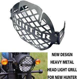imad NEW DESIGN HEAVY METAL HEAD LIGHT GRILL Bike Headlight Grill