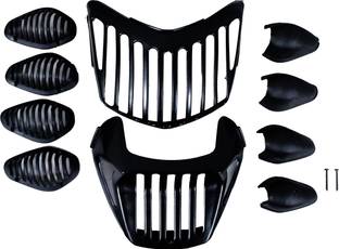 Vtrust Shine Bs6 Bike Grill Set of 6 Bike Headlight Grill