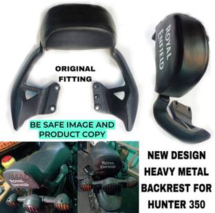 Aklin Boky NEW ROYAL DESIGN BACKREST FOR NEW ROYAL ENFIELD HUNTER 350 Bike Headlight Grill