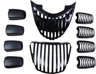 Vtrust Passin Pro Digtal Bike Grill Set of 6 Bike Headlight Grill