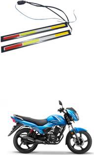 PRTEK 2pcs/ 17CM Car LED COB DRL Daytime Running Light Waterproof_g172 Bike Headlight Grill