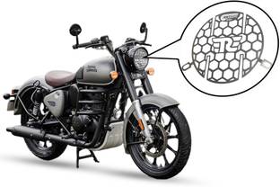 SMOXY RE Logo Design Headlight Jali Grill for Royal Enfield Classic 350/500 CC Classic Bike Headlight Grill