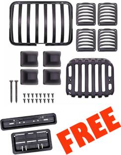 S P ENTERPRISES Bike Number Plate Frame free Splendor grill kit set Bike Headlight Grill