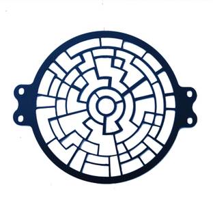 B.K Accessories Metal Headlight Grill Direct Fit For (Yamaha FZ X) Bike Headlight Grill