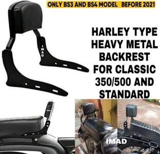 imad NEW DESIGN BACKREST FOR ROYAL ENFIELD BIKES Bike Headlight Grill