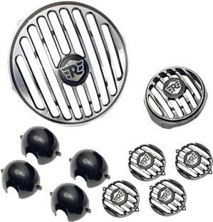 Bike auto accessories Royal Enfield Hunter 350 Headlight (Set Of 10) Bike Headlight Grill