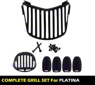 AXWee Platina Bike Combo Grill Set, Headlight, Indicator, Back Light Grill Bike Headlight Grill