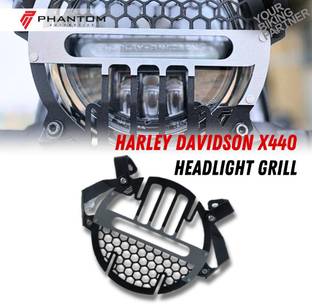 PHANTOM Headlight Grill For Harrleyy-Davidssonn X440 Protection & Custom Fit Bike Headlight Grill
