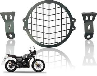 Moto Genius Front Headlight Grill Guard for RE Himalayan (Straight Grill) Bike Headlight Grill
