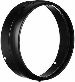 ALPHA10 A10-HLR Head Light Ring Cover Inner & Outer Ring Chrome for Bike Bike Headlight Grill
