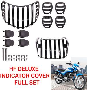 CHINKI TRADERS COMPLETE SET HF DELUX BIKE GRILL KIT Bike Headlight Grill