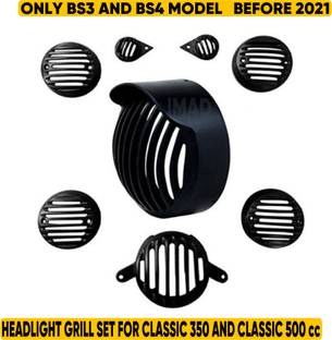 imad ROYAL ENFIELD CLASSIC CAP GRILL Bike Headlight Grill