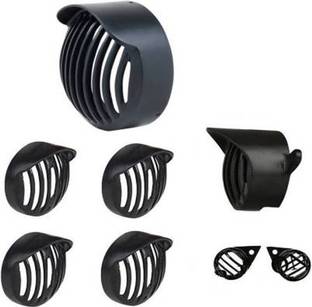 Rawatstore Headlight Heavy Metal Grill Shade,Indicator,Tail,Eyes Grill -201 Bike Headlight Grill