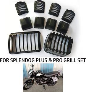 VPRS SPLENDOR HEADLIGHT TAIL LIGHT INDICATOR GRILL COVER SET Bike Headlight Grill