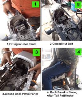 DAZZRIDE Passenger Backrest