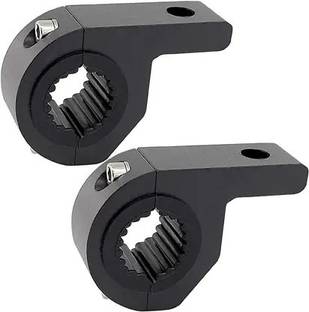 AUTO TREND Fog Light/Lamp Clamp (Pack of 2) Universal for All Bike Bike Headlight Mount