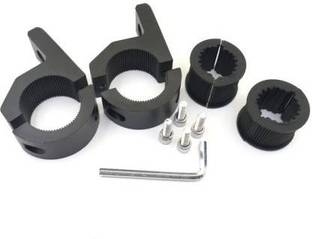 way2gmart 1 set Aluminum Fog Light Clamp 25-30MM 1-1.2" Bike Turn Signal Indicator Bracket Bike Headlight Mount