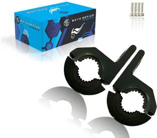 Moto Genius "30MM Universal Fog Light Clamp for Bikes - Durable Handlebar Mount (2 Pack)" Bike Headlight Mount