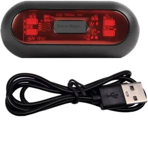 Hybrid Motors Smart Led Riding Helmet Light Helmet Back Light Indicator for Night Ride Bike Headlight Mount