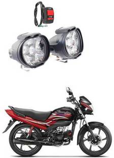 FKOK Bike 6 Led Fog Light For Passion Pro Bike Headlight Mount